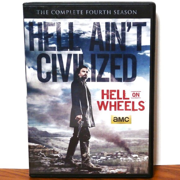 HELL ON WHEELS DVD The Complete Fourth Season 4-Disc Set, Hell Ain't Civilized - Picture 1 of 6